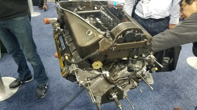 Cosworth V10 F1 engine (I think, I didn’t ask, but it was at the Cosworth booth)